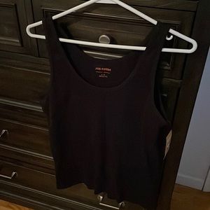 Never worn black organic cotton tank top w/original price tags